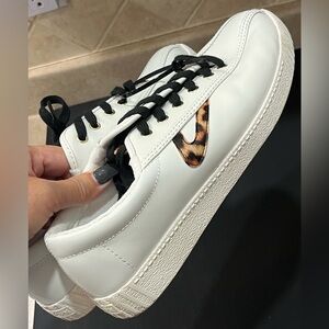 Women's Tretorn Nylite Plus Sneakers With Leopard Accent